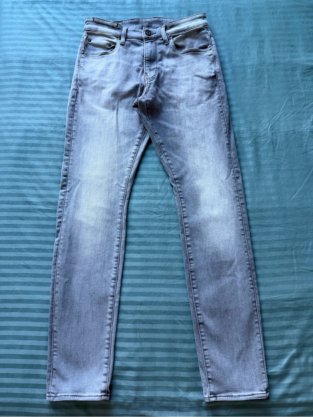 G-Star RAW Revend FWD Skinny Jeans W29 L32 Sun Faded Glacier Grey